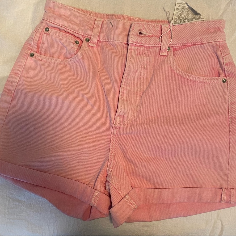 Pink Women's Denim Shorts